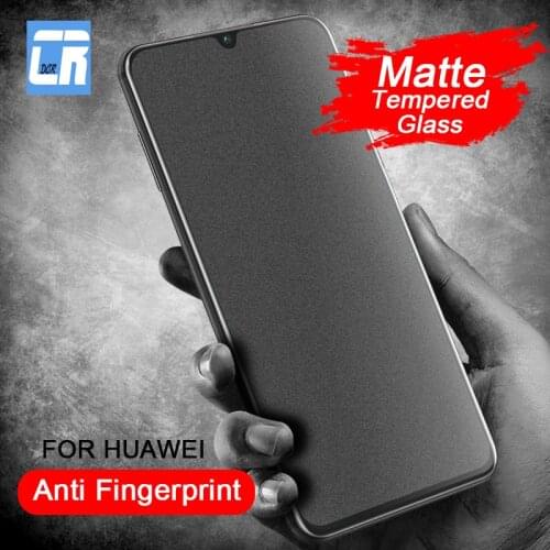 No Fingerprint Matte Screen Tempered Glass for Huawei Nova 5 5i Mate 20 30 Lite Y9 Prime P Smart Z Plus 2019 Honor 20i Pro Glass
