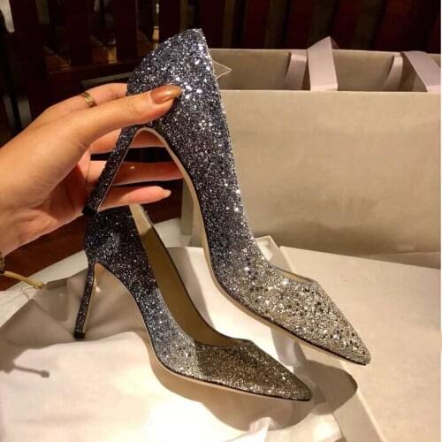 Womens shoes 2021 new all-match daily low-cut womens solid color universal pointed toe fashion sexy stiletto high heels