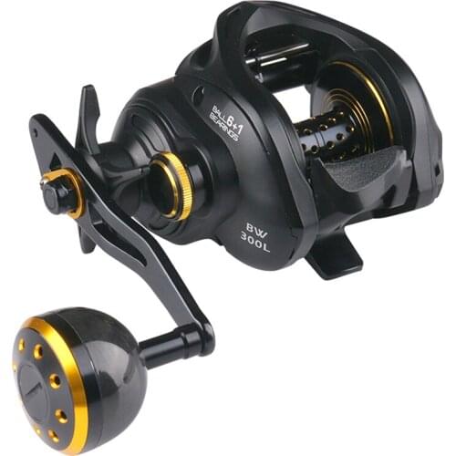 2021 Baitcasting Reel Magnetic Brake System Fishing Reel 16KG Max Drag 6+1BB 6.3:1 High Speed Fishing Coil Drag Reel Wheels