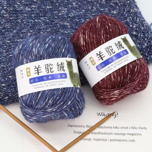 50g/ball top thick yarn alpaca wool hand-knitted warm scarf needle DIY cotton crochet thread