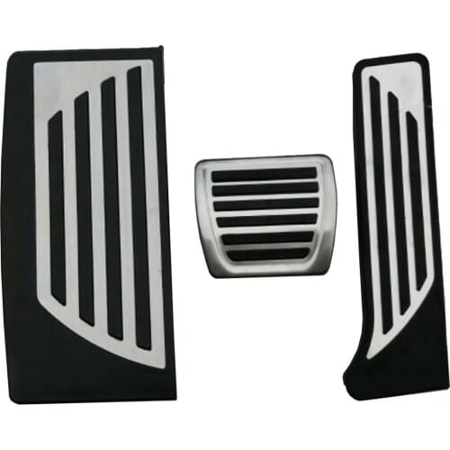 Stainless steel Car Pedal Pads Cover AT For Alfa Romeo Giulia Stelvio Automatic File 2015 2016 2017 2018
