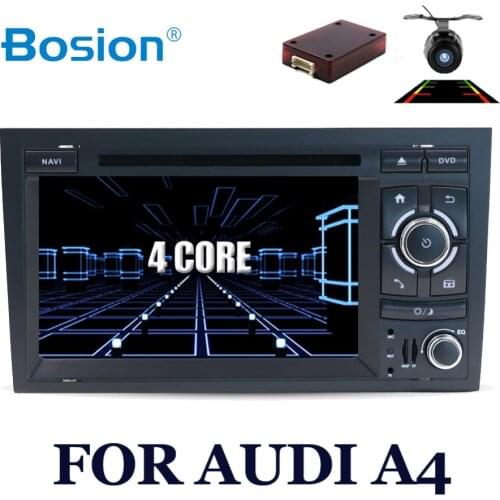 Bosion 32GROM 1024*600 Quad Core Android 10.0 Car DVD Player for Audi A4 2002-2007 S4 RS4 8E 8F B9 B7 RNS-E (DTV DAB+ Optional)