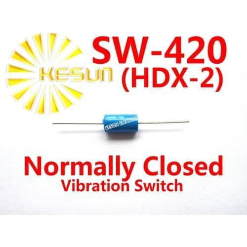 FREE SHIPPING 100PCS/LOT HDX-2 SW-420 Normally Closed Highly Sensitive Vibration Sensor Vibration switch