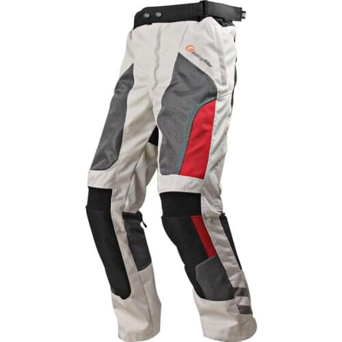 Unisex Summer Motorcycle Cycling Pants Mesh Motorbike Pants Waterproof Breathable Racing Trousers pantalon moto spodnie motocykl