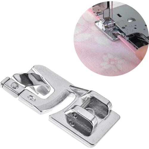 Domestic sewing machine parts presser foot 7307-6/ 6MM Hemmer Foot Snap On For Singer Brother Janome New Home Kenmore