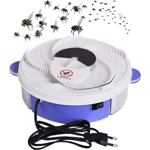 Electric Fly Trap Device Flycatcher Automatic Trapping Food Fly Fly Catcher Insect Pest Flytrap For Kitchen Home Pest Control
