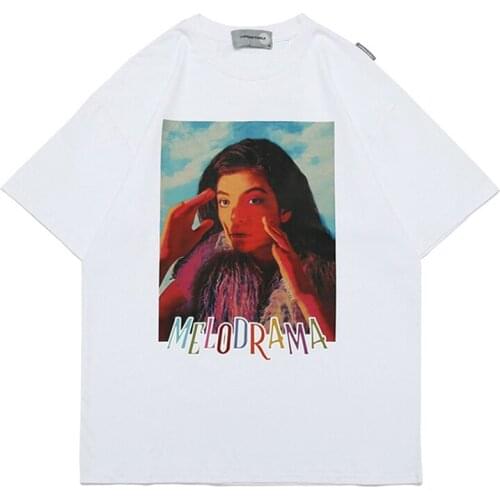 European Street Popular Logo Retro Short Sleeve T shirt Men And Women American Loose INS Web Celebrity T shirts Hip Hop Casual