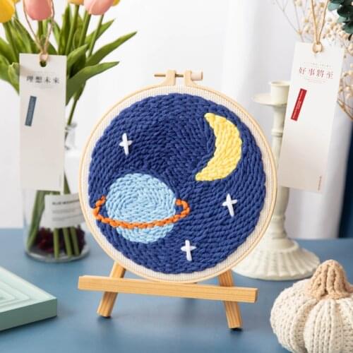 Fashion Hot Sale DIY Crafts Needlework Wool Work Modern Cartoon Home Decor Pictures Wall Art Girl Room Cuadros Decor Gifts