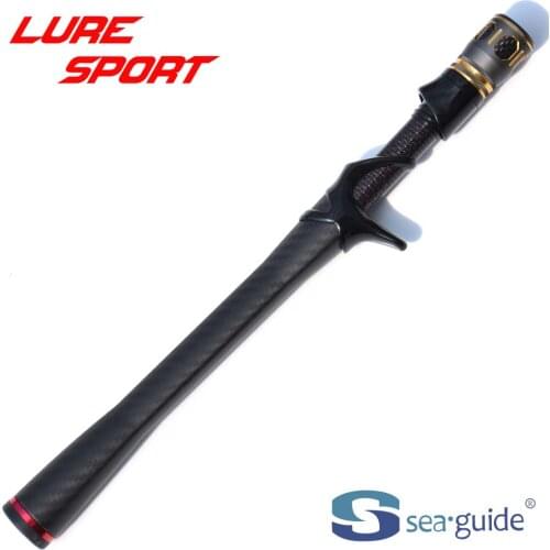 SEAGUIDE PBSCMS Casting Reel Seat woven carbon 20cm Triangular Body Grip 3K carbon handle Rod Building component Rod Repair DIY