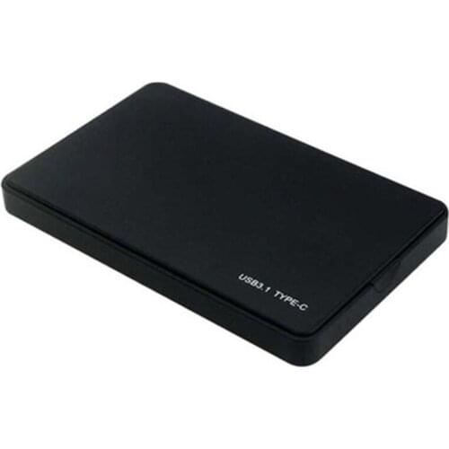 40JB Hard Drive Enclosure for 2.5" SATA SSD HDD USB C 3.0 High-Speed External Hard Drive Case for Computer Desk Laptop