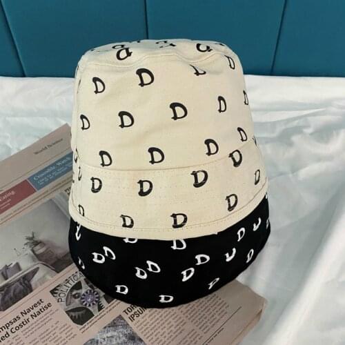 Summer New Letter Printing Fisherman Hat Women Classic Visor Caps Autumn Suede Basin Hat Casual Outdoor Men Folding Cap Hot