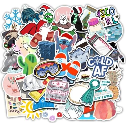 50pcs/pack Classic Fashion Style Computer Stickers Skateboard suitcase cool laptop stickers For MacBook/HP Graffiti sticker