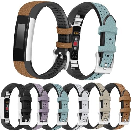 New sportstyle Joyozy Genuine Leather+TPU Watch Band Strap Bracelet For Fitbit Alta /alta hr Replacement High Quality Watchbands