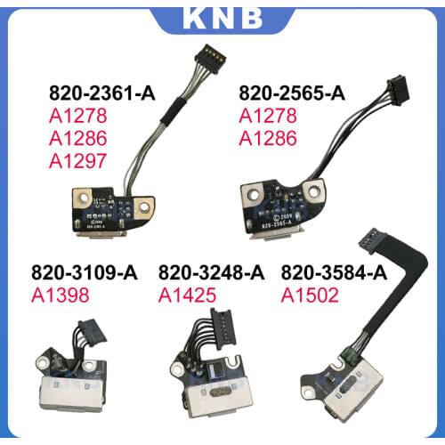 Original DC Power Jack 820-2361 820-2565-A 820-3109-A 820-3584-A For Macbook Pro 13" 15" 17" A1278 A1286 A1297 A1398 A1425 A1502