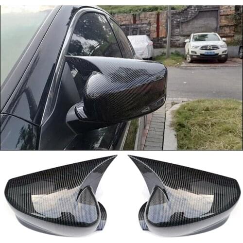 Fit for Honda Accord 2014-2017 ABS carbon fiber Exterior Rear View Mirror Cover Trim