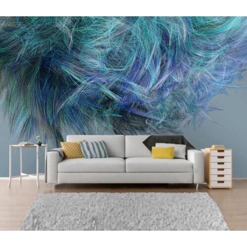 Custom Any size 3D Wallpaper Mural Modern Minimalist Abstract Colorful Lines Luxury Decor Background Wall