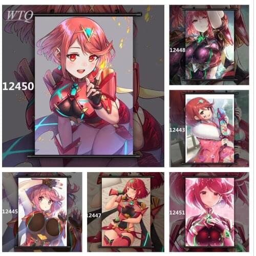 Xenoblade Chronicles 2 Pyra Anime Posters HD Print Wall Poster Canvas Painting Wall Decor Posters Wall Art Picture Home Decor