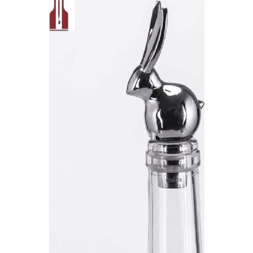 New!lovely cat rabbit Home Kitchen Barware Bar Tools Zinc alloy Red wine stopper 1PC