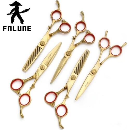 Professional Haircut And Hairdressing Scissors Flat Cut No Trace Tooth Scissors Tool Set Salon Haircut And Hairdressing Scissors