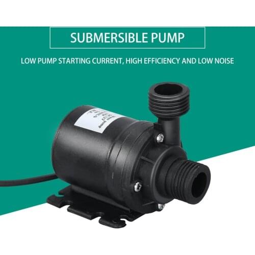 Professional Ultra Quiet Mini DC 12V Lift 5M 800L/H Solar Brushless Motor Water Circulation Multifunctional Threaded Water Pump
