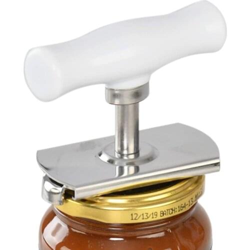 Adjustable Jar Opener Stainless Steel Lids off Bottle Opener Can Opener Manual Twisting Can Opener, Handy Kitchen Accessories