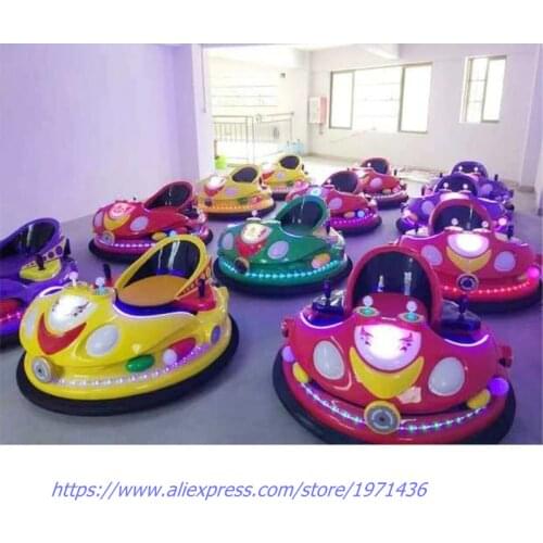 With Colorful Lights Amusement Device Equipment Laser Shooting Combat Collision Bumper Cars For children adults