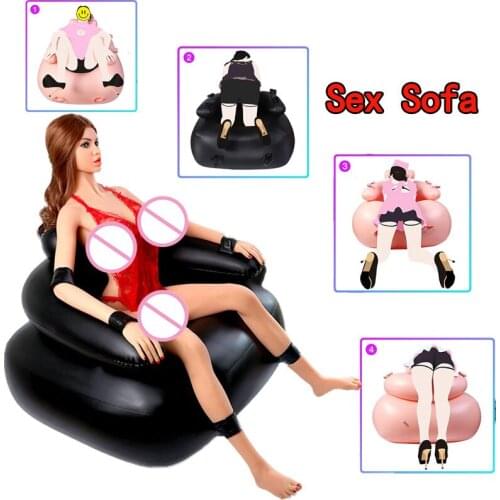 Sex Furniture sex chair sex position pillow Inflatable sofa Sex Toys For Couple Masturbation for women Adult Game Sex Chair