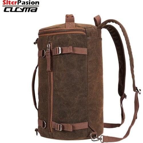 Retro Motorcycle Bag Canvas Backpack Wearable Vintage Vespa Mochila Para Moto Sac Zaino Sacoches Moto Borse Cool Handlebar Bag