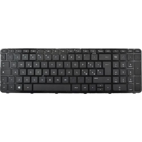 Replacement Italy Keyboard for HP Pavilion 15-e 15-n 250 G3 255 G3 256 G3 Laptop Replacement Keyboards with Frame