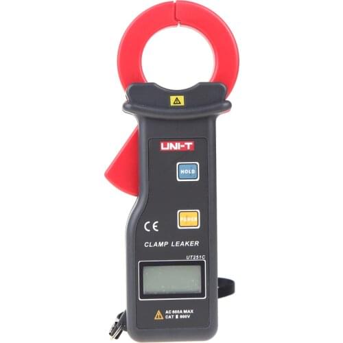 LCD UNI-T UT251C Electrical High Sensitivity Professional Multifunction Leakage Current Tester Clamp Meter Digital Multimeter