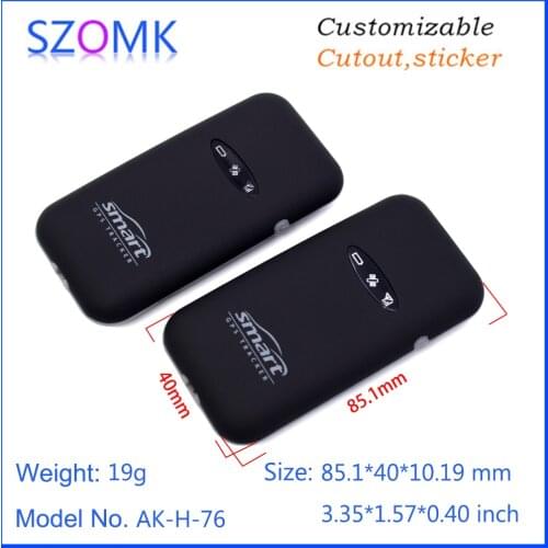 10 pcs 85*40*10mm GPS tracking abs plastic housing soft car motorcycle vehicle GPS tracker plastic housing electronics enclosure