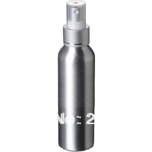 100pcs 120ml Aluminium bottle pump sprayer bottle black pump spray head Aluminum metal bottle spray bottle mist sprayer