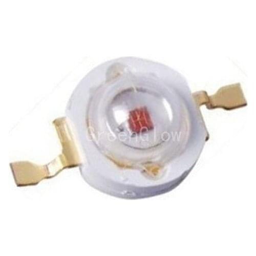 1000X Wholesale 1W high power 660nm LED chip for plant grow lighting express free shipping