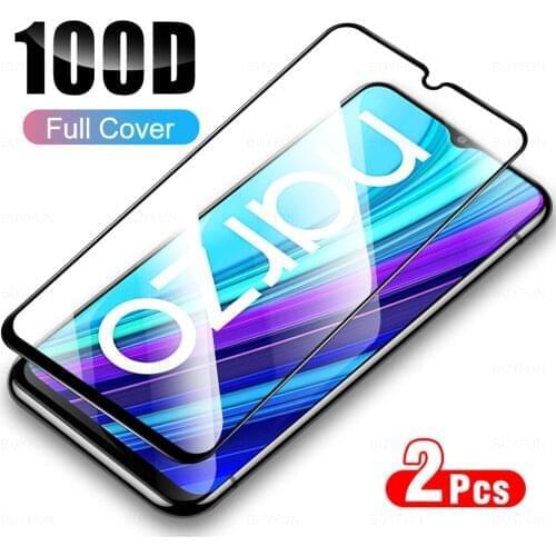 2Pcs Tempered Protector Glass For Oppo Realme Narzo 30A C25 On Realmy A C 30 25 Narzo30 Phone Transparent Screen Full Cover Film