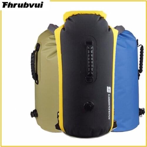 60L large Professional swimming Waterproof Bag Rafting Storage Dry Bag with Adjustable Strap Hook Drifting Diving Dry Backpack