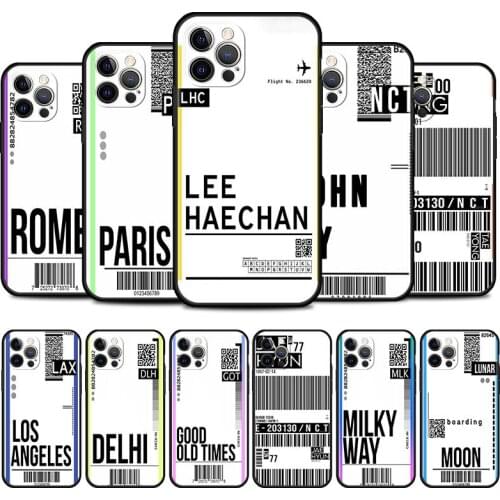 Fly Ticket AIR Tickets Travel Phone Case for iPhone 11 Pro 12 Mini XR X 7 8 6 6S Plus XS Max 5 5S SE 2020 Mobile Phones Cover