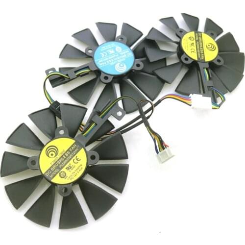 PLD09210S12HH PLD09210S12M 87mm VGA Cooling Fan For ASUS RX 580 / RX590 ROG STRIX GAMING TOP Graphics Card Fan