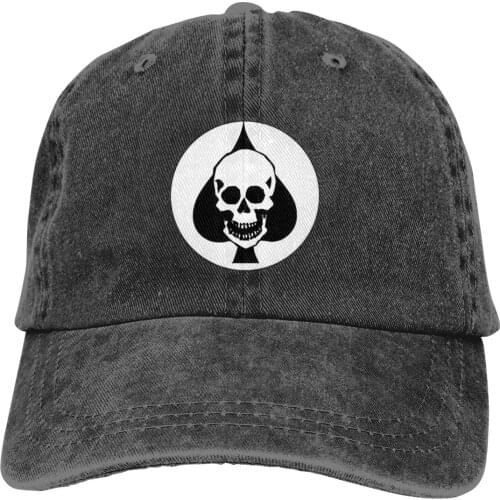 ACE OF SPADES Skull Baseball Cap cowboy hat Peaked cap Cowboy Bebop Hats Men and women hats