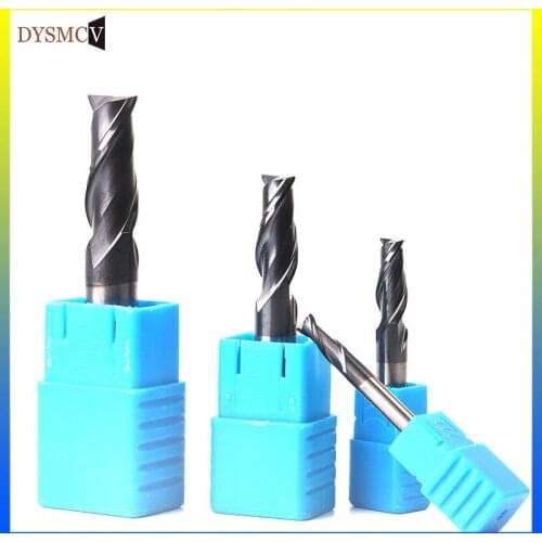 Endmills HRC50 1mm1.5mm2mm2.5mm3mm4mm5mm6mm2Flute Carbide endmillmachine Tungsten Steel cnc Milling CutterEnd Mill machine tools