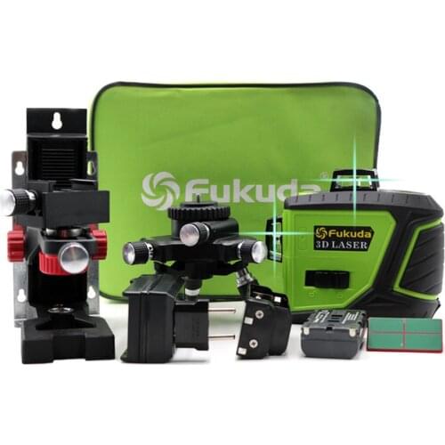 2020 New 12 Lines 3D 93T-2-3 GX Laser Level Self-Leveling 360 Horizontal And Vertical Cross Super Powerful Green Sharp Beam Line
