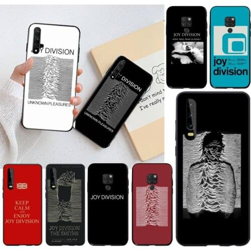 Joy division poster Soft black Phone Case for Huawei P40 P30 P20 lite Pro Mate 20 Pro P Smart 2019 prime