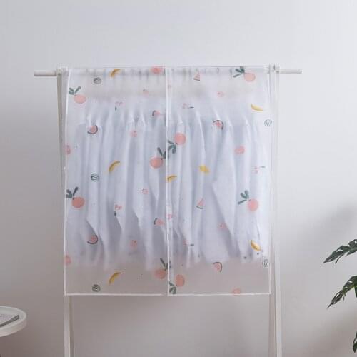Clothes Dustproof Coat Cover Bedroom Floor Hanger Hanging Moisture-proof Bag Wardrobe Clothes Dust Cover Towel Peva 1 Piece