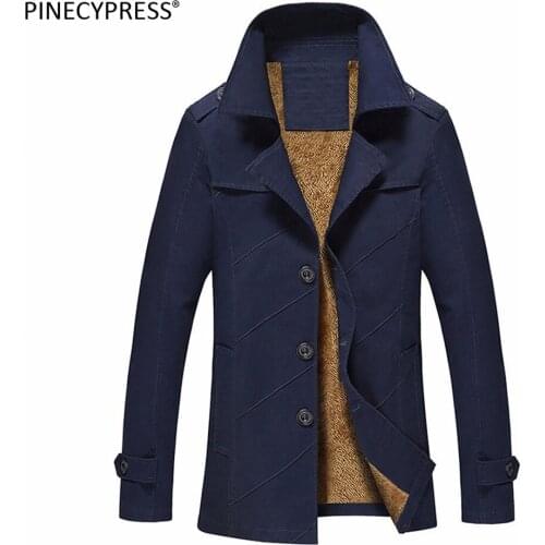 Мужские длинные тренчи Pinecypress China At AliExpress