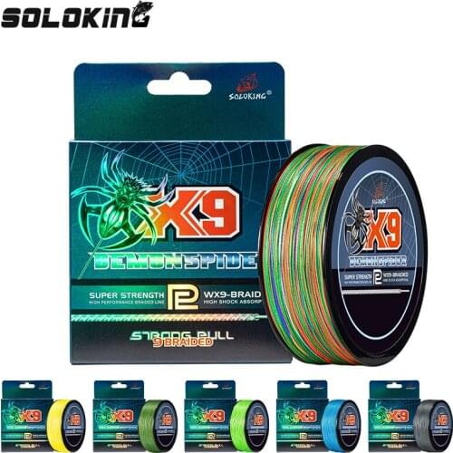 New 9 Strands PE Fishing Line Raid Fishing Line 150M 300M 500M 1000M 20-100LB Multifilament Fishing Wire Carp Fishing Tackle