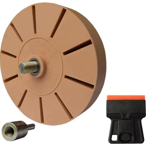 Practical 3.5 Inch Rubber Eraser Wheel For Car Glue Adhesive Sticker Pinstripe Decal Graphic Auto Repair Paint Tools Kit E23+E19
