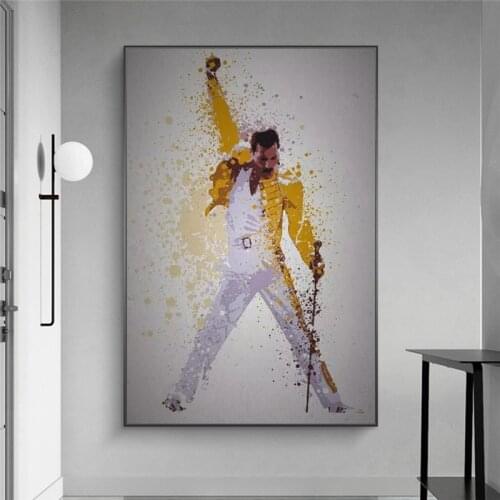 Queen Freddie Mercury Bohemian Rhapsody Canvas Painting Posters And Prints Pictures On The Wall Abstract Decorative Home Decor