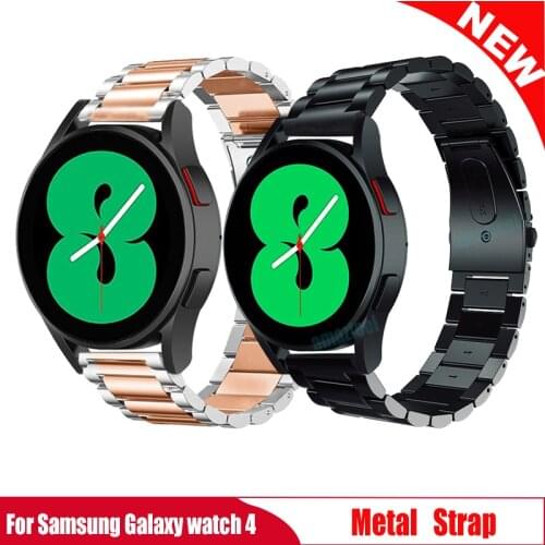 20mm22mm Metal Band For Samsung Galaxy watch 4 classic Strap For Galaxy watch 4 Wristband Stainless steel Bracelet Accessories