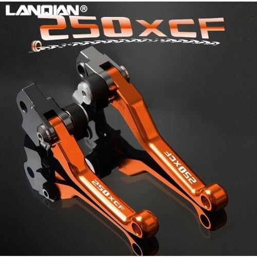 For 250 XCF XCFW 250XCF 250XCFW 2007-2018 2015 2016 2017 Brake Clutch Lever Dirt Pit Bike Brake Clutch Levers Grips Accessories