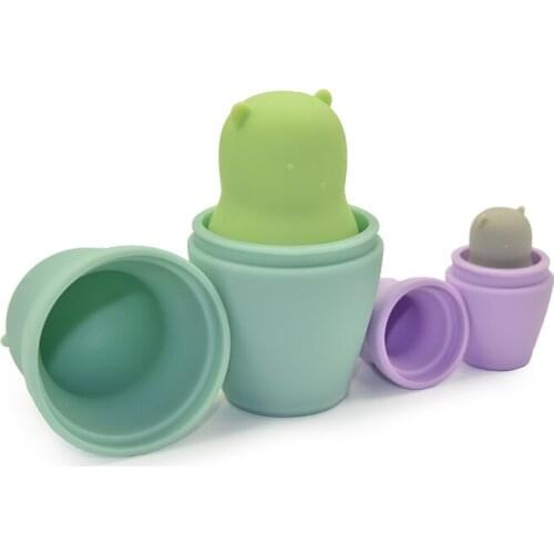 Silicone Matryoshka Doll BPA Free Intellectual Development Toy Eco-friendly Educational Toy DIY Gift Food Grade Silicone