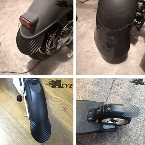 Universal Carbon Mudguard for Xiaomi Mijia M365 Pro Electric Scooter Rear Fender Water Retaining the Tail Mudguard Frame Support